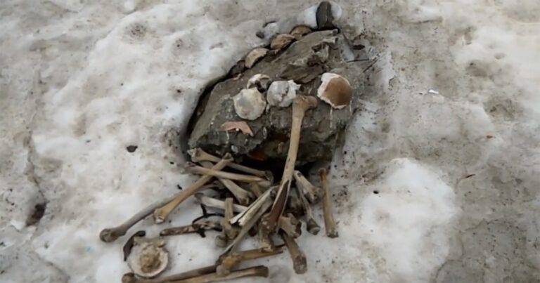 Los misteriosos restos humanos que emergen en un lago del Himalaya cada verano