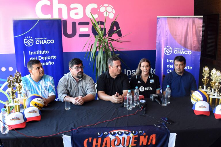 Lanzaron la Copa Regional de Beach Voley, promovida por Deporte con el apoyo de Lotería Chaqueña