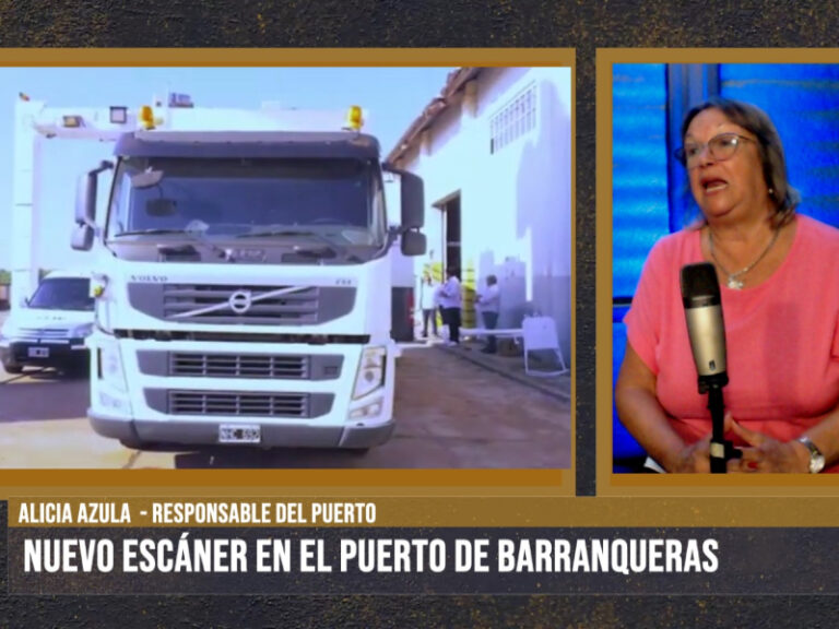 Azula: El objetivo es que salga la producción del Chaco por el puerto de Barranqueras