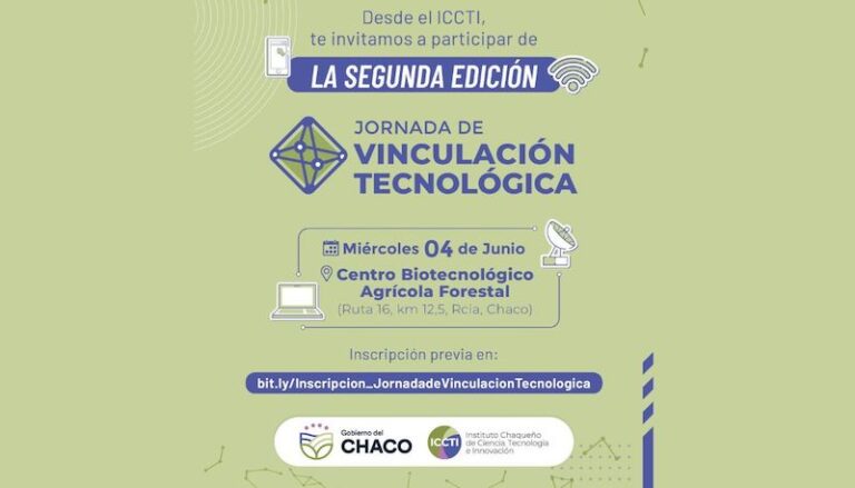 El ICCTI invita a la segunda Jornada de Vinculación Tecnológica en Resistencia