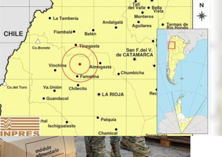 La Rioja sufrió un fuerte sismo de 5.9 y el temblor se sintió en varias provincias