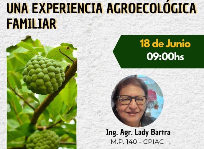 Inscriben a la Conferencia Una experiencia agroecológica familiar