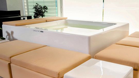 Lagune, la mini piscina cordobesa que conquista patios chicos y mercados globales