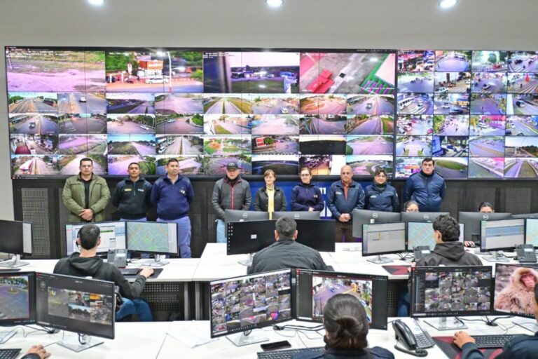 Constataron el funcionamiento del Centro Multiagencial de Emergencias