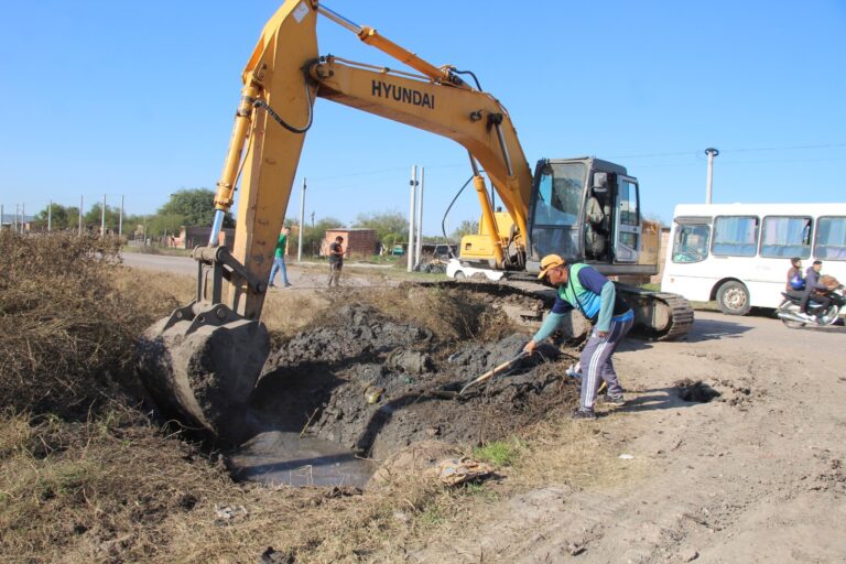 El municipio mejora y amplía desagües principales en la zona oeste de Resistencia