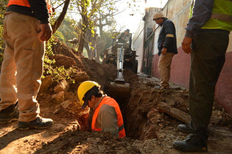 SAMEEP avanza con nuevas conexiones de cloacas en Villa Prosperidad