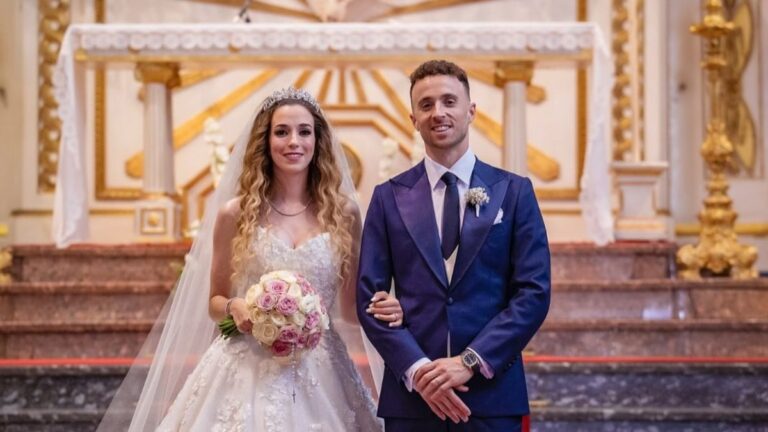 El emotivo mensaje de la esposa de Diogo Jota a un mes de su casamiento