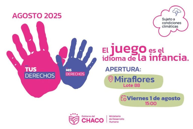 En el Mes de la Infancia, Chaco lanzará este viernes en Miraflores la propuesta «Mis derechos, tus derechos»