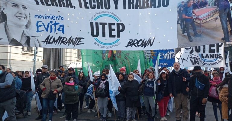 «Un acto anti-Milei»: movimientos sociales y gremios se unen en la marcha de San Cayetano