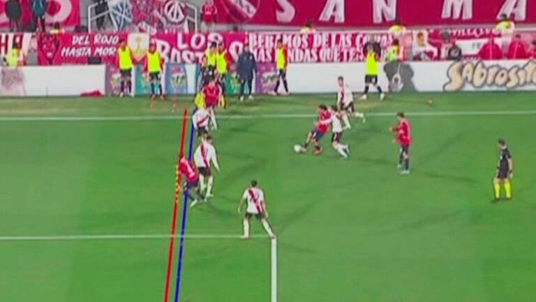 Polémica en Avellaneda: los dos goles anulados a Independiente en el clásico ante River