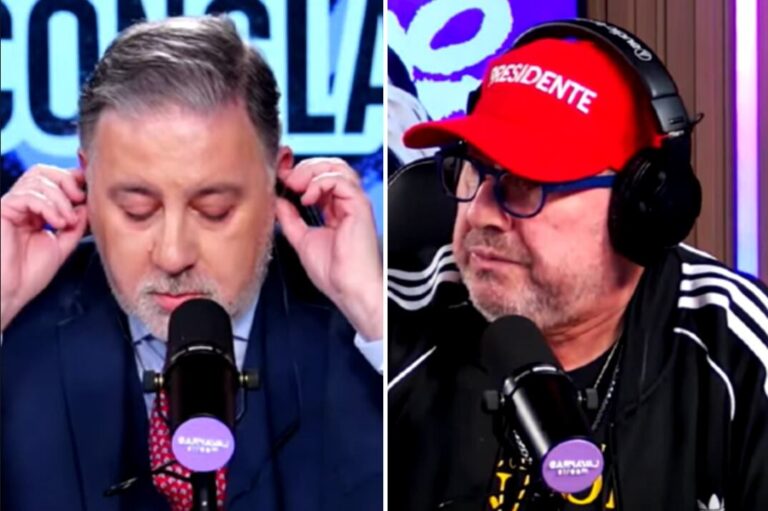 Doman y Ducatenzeiler se cruzaron por Independiente en un stream y el periodista abandonó el estudio