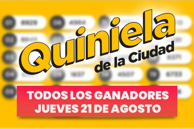 Quiniela Nacional: los números ganadores del jueves 21 de agosto