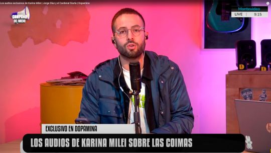 El periodista uruguayo que difundió el nuevo audio atribuido a Karina Milei cuenta por qué la cautelar del gobierno argentino no lo afecta