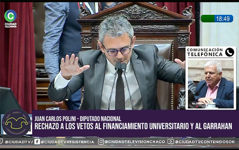 Universidades y Garrahan: Espero que haya un movimiento de timón para encarrilar el país, afirmó Juan Carlos Polini