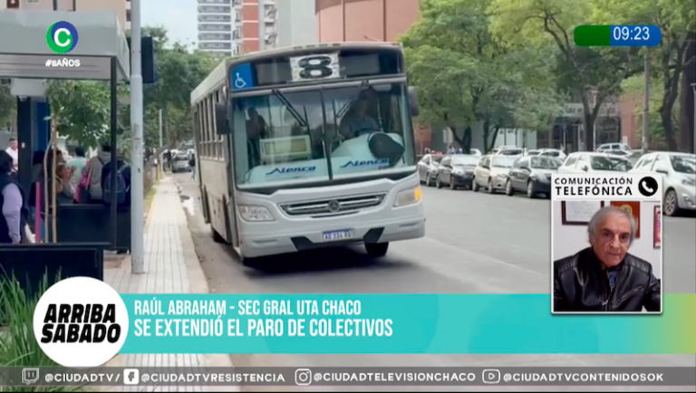 La UTA Chaco mantiene el paro y espera que el lunes se complete el pago de salarios