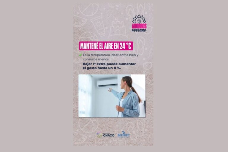 Ante la ola de calor, Secheep recordó la importancia de usar de manera eficiente la energía