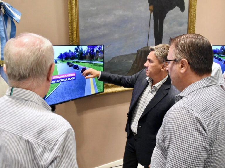 Anunciaron la reconstrucción completa de la avenida Soberanía Nacional-Islas Malvinas