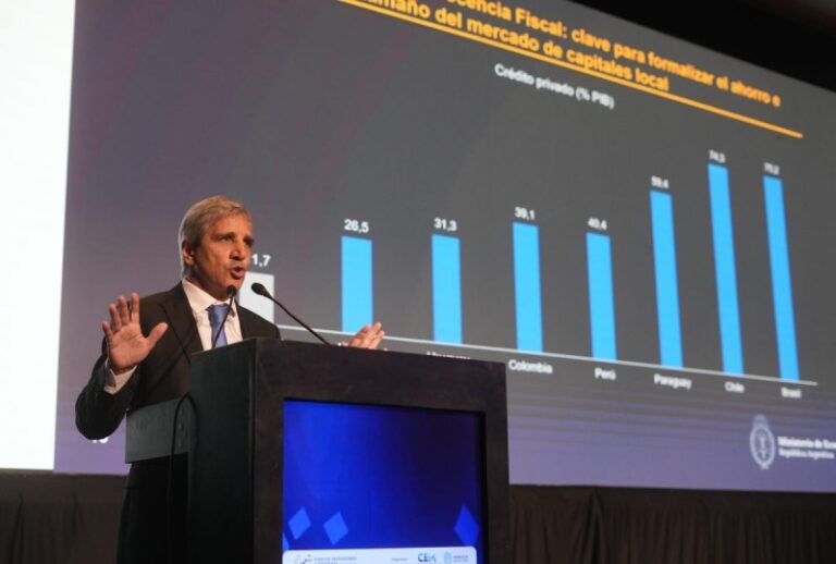 Luis Caputo estuvo en Mendoza y defendió el rumbo económico del gobierno de Milei
